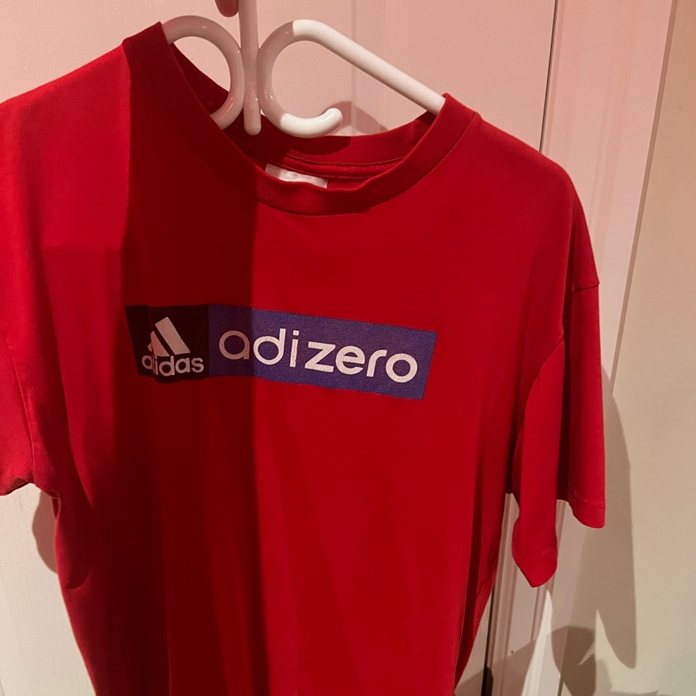 RED ADIDAS SHIRT